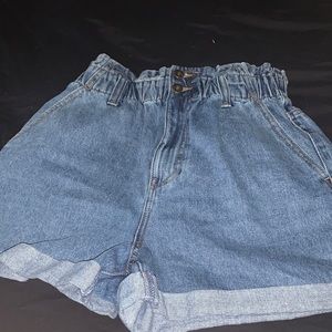denim jean shorts